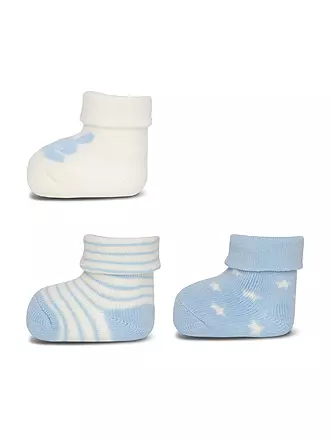 EWERS | Baby Socken 3er Pack h.blau | 